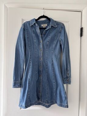 Madewell Light Blue Denim Dress
